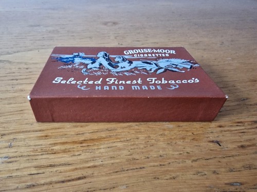 Vintage Cigarette Box / Packet - Grouse Moor Cigarettes Samuel Gawith Kendal - Picture 2 of 7