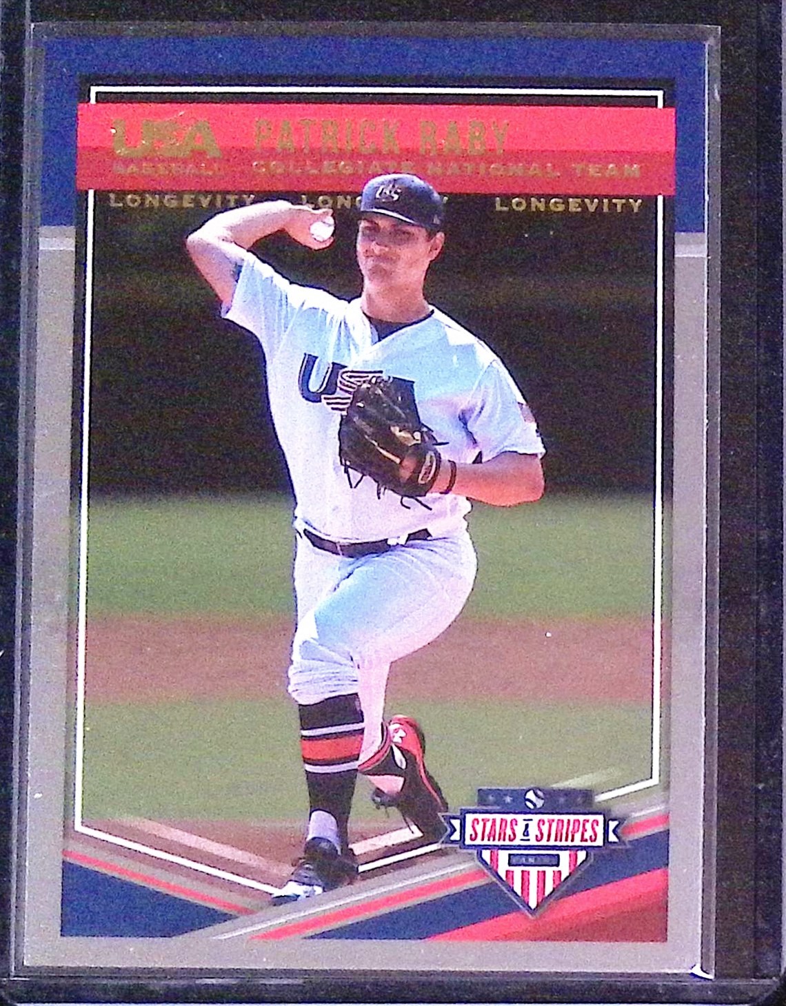 2018 Panini USA Baseball Stars & Stripes #18 Patrick Raby