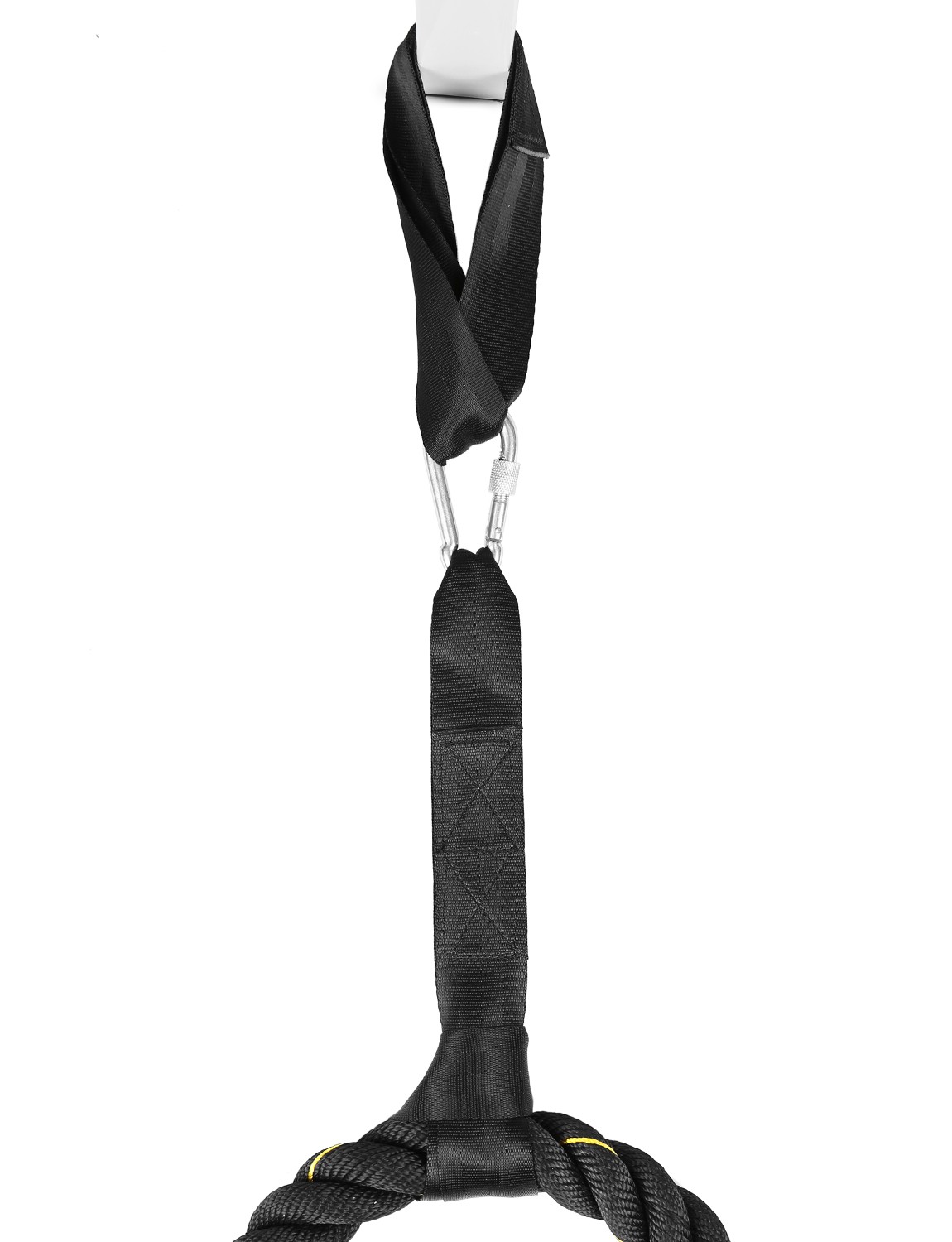 Battle Rope Anchor Strap Kit With Heavy Duty Reinforced 2 Nylon Straps & 1 Stain