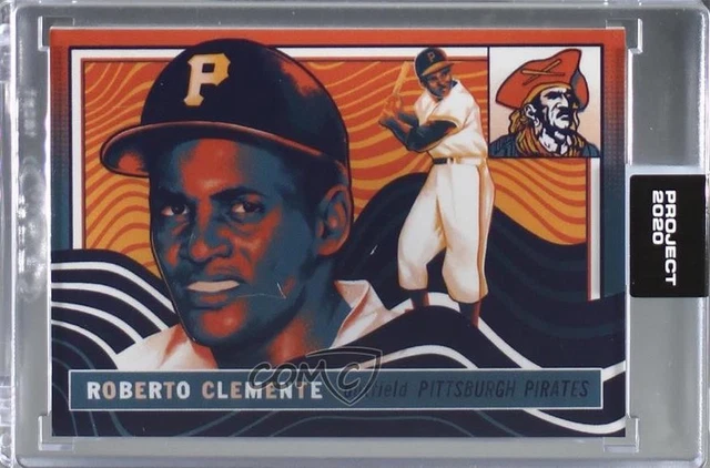 2020 Topps Project 2020 1955 Topps /11577 Roberto Clemente Matt Taylor #103 HOF