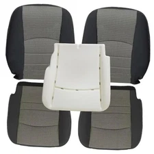  Driver and Passenger Side Bottom Lower and Top Lean Back Replacement Cloth 