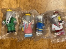 Vintage NOS Arby’s Barbar Set Of 4 Figures In Original Packaging