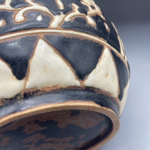 Vintage Thai Sawakhalok Pottery Jar Antique Reproduction Stoneware - Picture 4 of 10