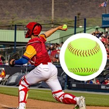 Sports Practice Softballs Fastpitch Softball Ball Unmarked Lightweight for