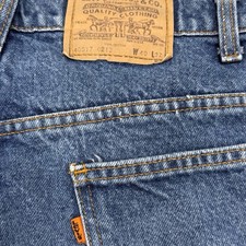 Vintage Levi  s 517 Orange Tab 1986 USA Made Bootcut Jeans 40x32 Fit-38x31 