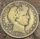 1912 Barber Half Dollar USA 🇺🇸 Historic Silver Coin 🔥