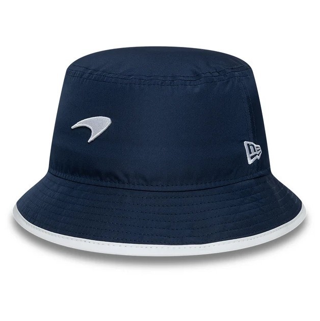 McLaren x Reiss New Era Bucket Hat Seasonal Tapered Blue Size L F1 Race
