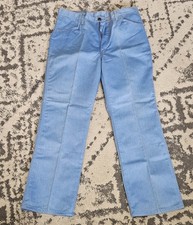 Vintage 1970s 1980s MAVERICK Light blue Jeans Mens 35x31