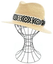 Borsalino Straw Hat Men s Beige 59 Used