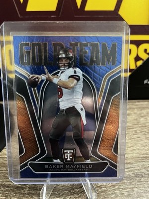 Panini 2024 Totally Certified Baker Mayfield Gold Team #11 Mirror Blue /199