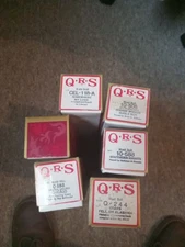 Lot Of 6 Player Piano Rolls