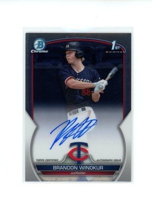 2023 Bowman Draft - Chrome Prospect Autographs Brandon Winokur #CDA-BWN (AU, RC)