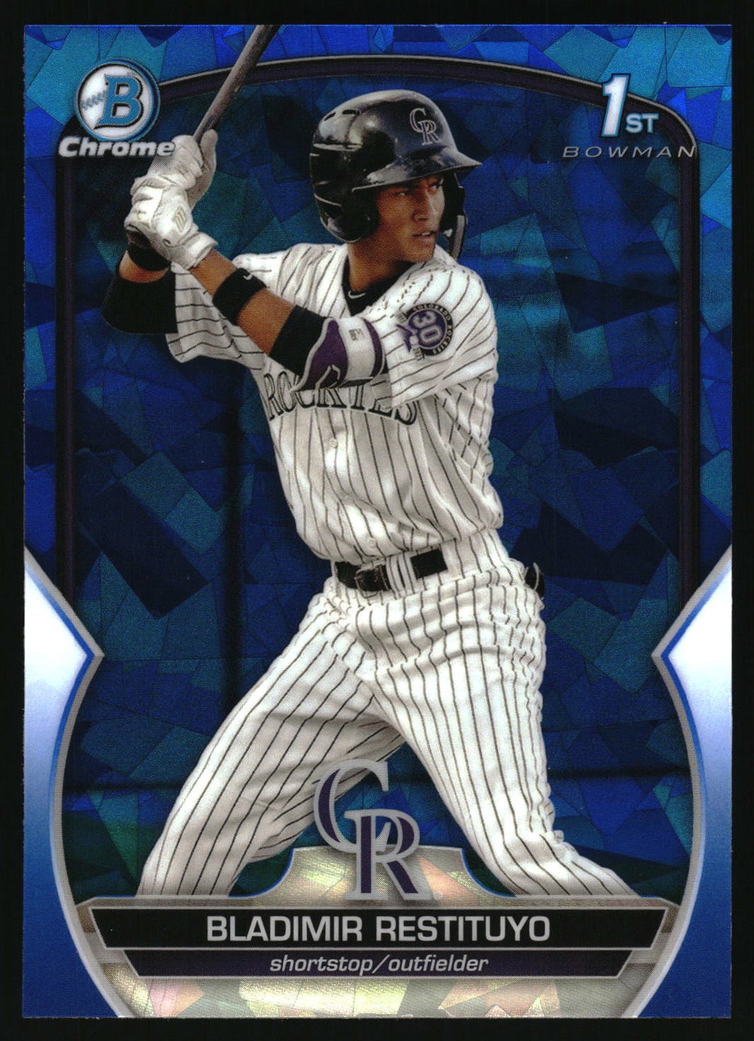 2023 Bowman Chrome Sapphire Bladimir Restituyo #BCP-234 Baseball Card