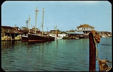 Postcard  Ottens Harbor on the Sunset Lake, Wildwood-By-the-Sea, NJ   Chrome