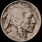 1916-S Buffalo Nickel - Obverse Lamination Error - Semi-key Date