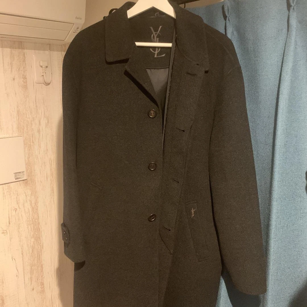 SAINT LAURENT (YSL) Cappotto mezza giacca cappotto Yves Saint Laurent capospalla Pea taglia 105