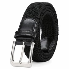 Elastic Fabric Braided Belt,Enduring Stretch Woven Belt for Unisex Men/Women/Jun