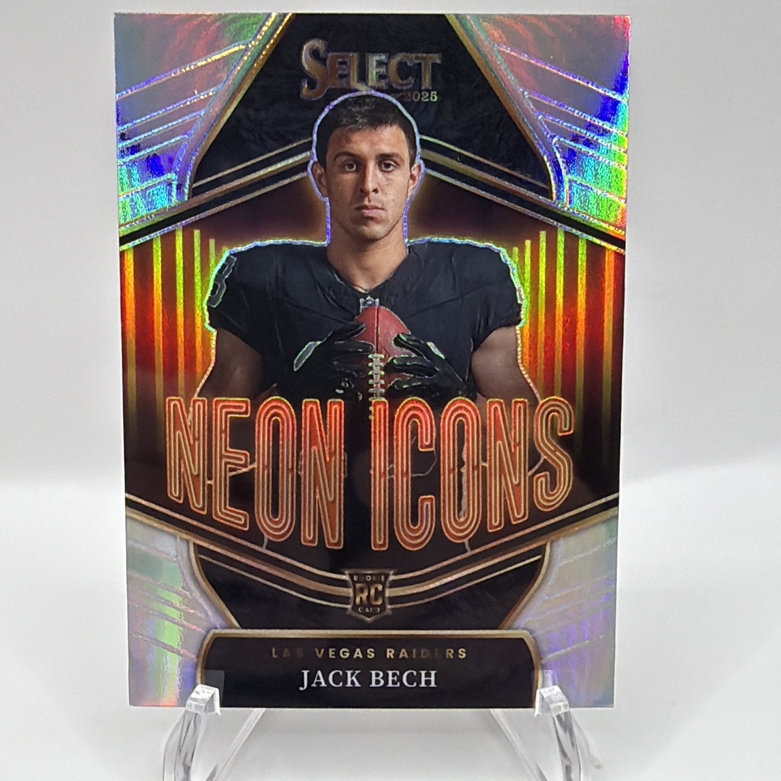 2025 Panini Select Neon Icons Silver Jack Bech #13