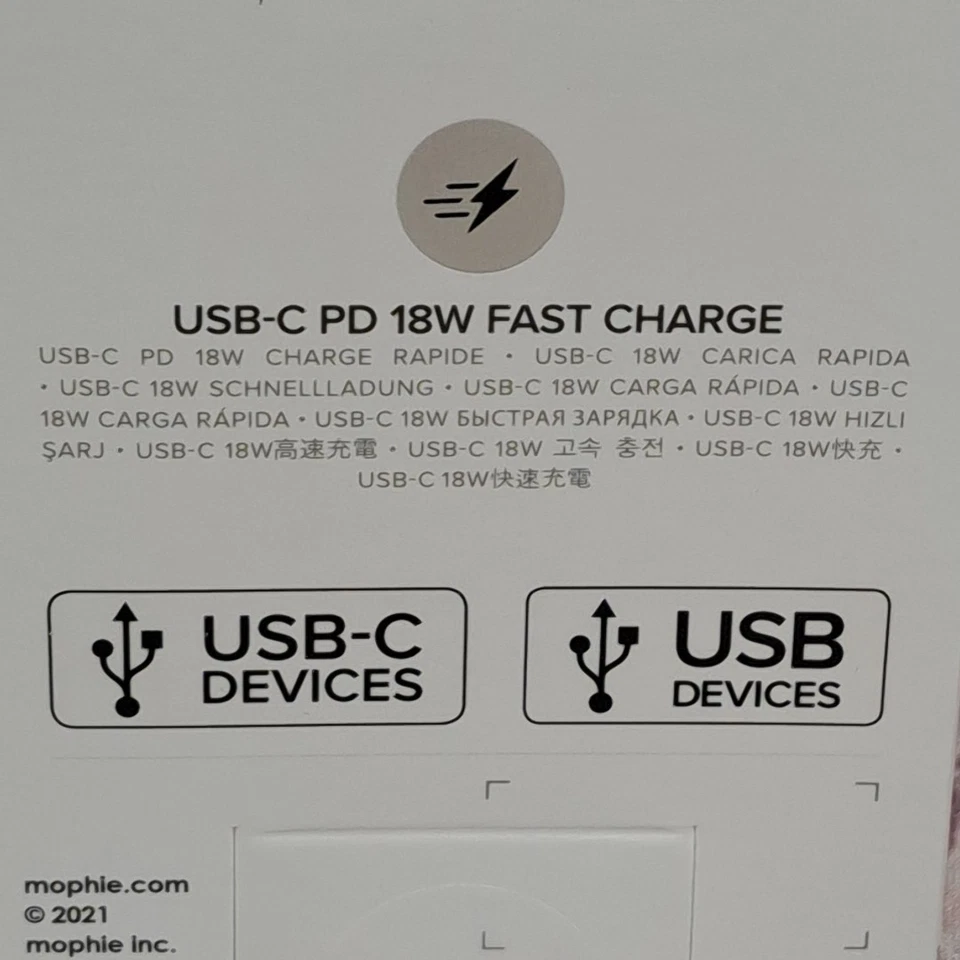 Mophie USB-C Car Charger 18W Aluminum Charger With USB-C PD Port, Lot Of 2 - Image 3 of 4