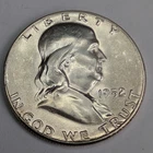 1952 Very CH BU UNCIRCULATED  FBL SILVER FRANKLIN HALF DOLLAR BRILLIANT LUSTER