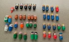 Vintage Fisher Price Little People Lot 40+ Wooden & Plastic Peg Figures