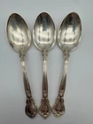 Gorham Chantilly Sterling Silver Soup spoons (x3), 7" Pat. 1895 [LOT A]
