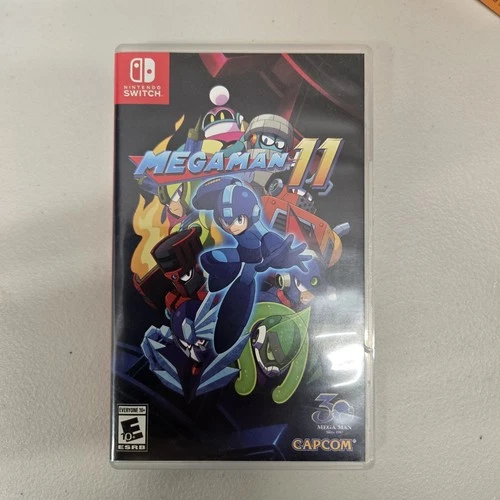 Capcom Mega Man 11 Nintendo Switch Video Game with Case & Cartridge
