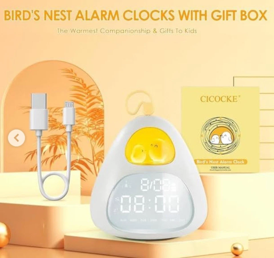 Cicocke Bird's Nest Alarm Clock. New In Box. - Image 2 of 4