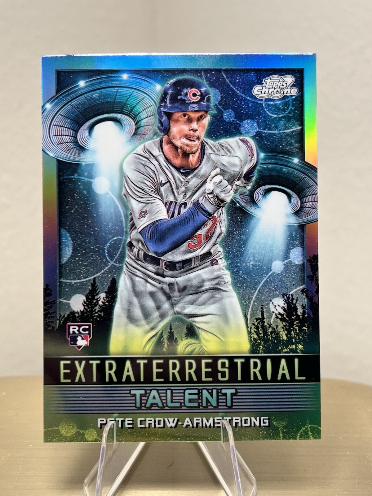 Pete Crow-Armstrong 2024 Topps Chrome Cosmic #ET-9