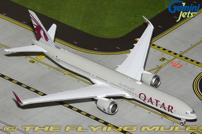 GeminiJets 1:400 777-9 Qatar Airways A7-BKA Folded Wingtip Configuration