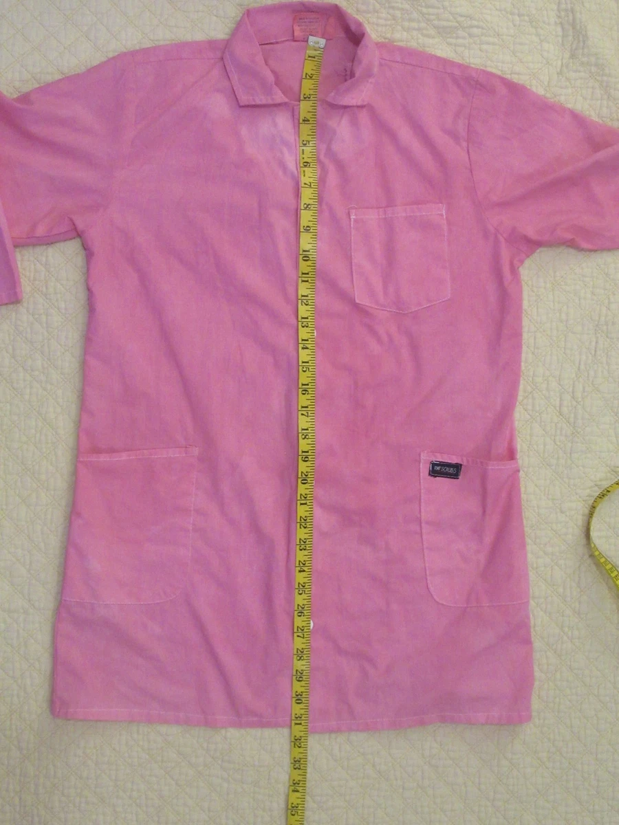 RMF Scrubs Lab Coat Button Up Child's Size 14 Pink