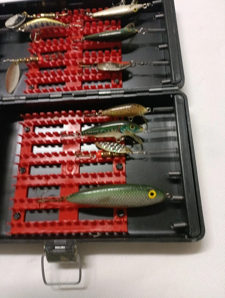 Scatola porta artificiali  contenitore minnow rapala cucchiaini pesca  - Immagine 2 di 4
