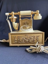Vintage 1980s French Style Rotary Phone