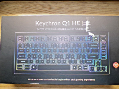 Keychron Q1 HE Wireless 75% RGB Magnetic Switch Keyboard #8018