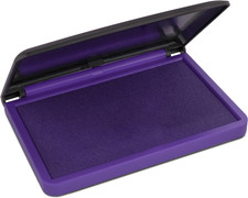 Premium Purple Stamp Pad - 2" by 4" - Quality Felt Pad