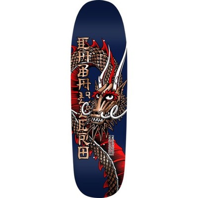 Powell Peralta Steve Caballero BAN THIS Skateboard Deck NAVY/COPPER FOIL