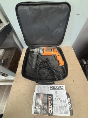 RIDGID R7111 Corded 8-Amp 1/2'' Heavy Duty Variable Speed Reversible VSR Drill