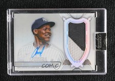 2024 Topps Dynasty Silver 2/5 Jazz Chisholm Jr #DAP-JC1 Patch Auto 1o2