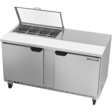 Beverage-Air BeverageAir SPE60HC08CL 60 in Clear Lid Sandwich Prep