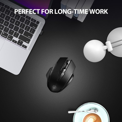 INPHIC Wireless Mouse Rechargeable, 700mAh, with USB Receiver, 6 Buttons, Erg... - Picture 8 of 8