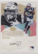 2019 Panini Illusions Astounding Gold 17/399 Sony Michel #AST-SM 02v3