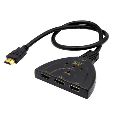 3 in 1 out HDMI converter Auto 4K 1080P HDMI Switch Switcher for PS4 PRO XBox