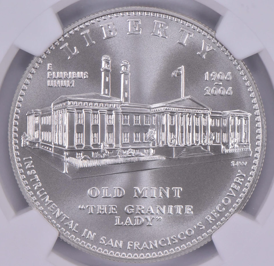 2006-S Old Mint Commemorative Dollar MS70 NGC Brown Label *9211 - Image 3 of 4