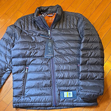 Tommy Hilfiger Men’s M Green Down Insulated Packable Puffer Jacket Full Zip