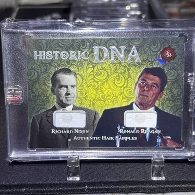 2022 Historic Autographs Historic DNA Dual  46/220 Ronald Reagan & Richard Nixon