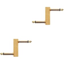 2 Pack Electric Guitar Pedal Connector Coupling Patch Cable Adapters