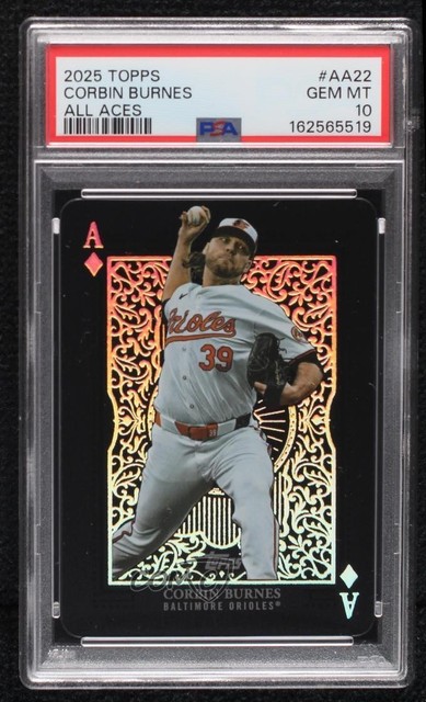2025 Topps Series 1 All Aces Corbin Burnes #AA-22 PSA 10 GEM MT 1oj6