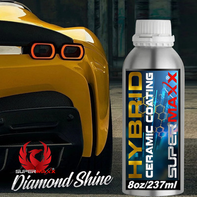 CERAMIC CAR COATING ''10 YEAR'' ADVANCED PROTECTION 2K HYBRID GLOSS CLEAR COAT KIT