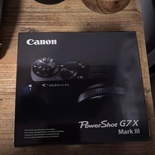 Canon PowerShot G7 X Mark III Black Compact Camera 20.1MP 4.2x f/1.8