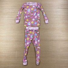 Little Sleepies Bamboo Sleeper Pajama Pajamas PJ two piece girls 2T Milk Cookies